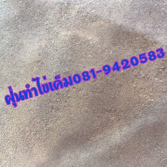 ดินฝุ่นสำหรับทำไข่เค็ม ราคาขายส่ง